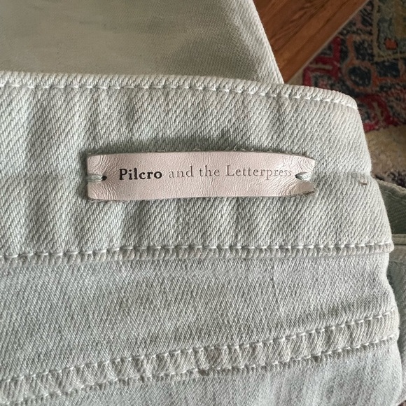 Pilcro Anthropologie light green jeans size 29 - Picture 3 of 7